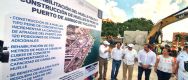 Banderazo de inicio de los trabajos de modernización del puerto de Yucalpetén