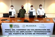 API Progreso firma Convenio de Colaboración con el Gobierno del Estado de Yucatán.